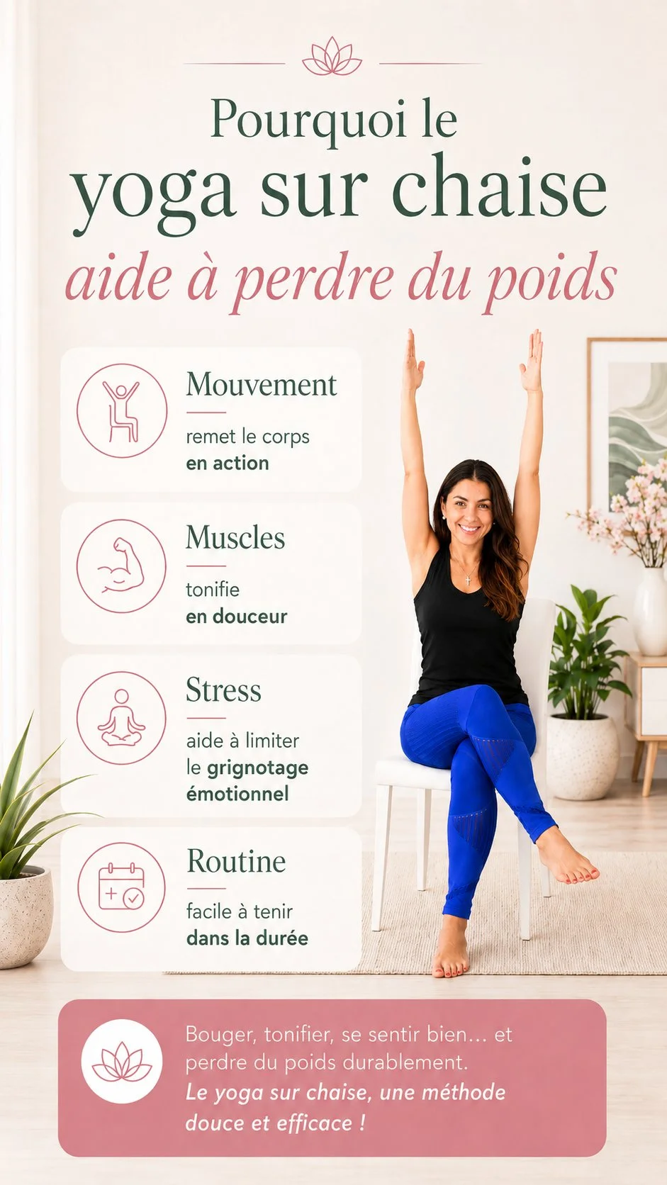 30 jours de yoga sur chaise pour maigrir en douceur - découvrir le programme