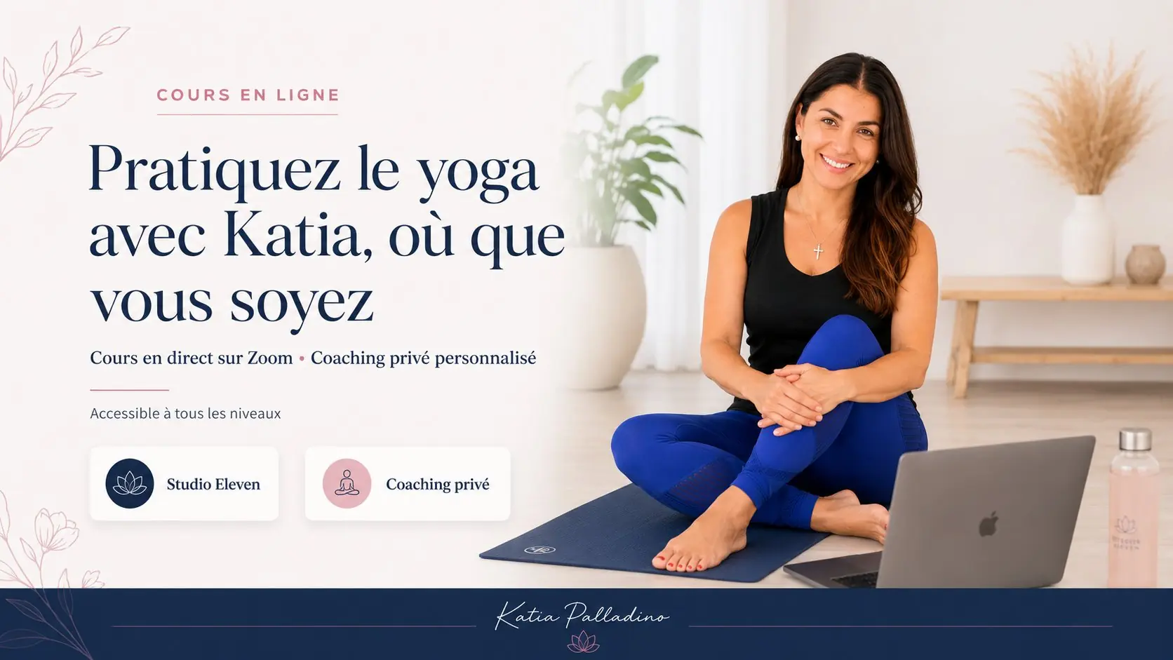 Cours de yoga en ligne avec Katia Palladino